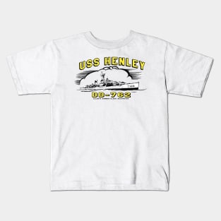 USS Henley   DD-762 Kids T-Shirt